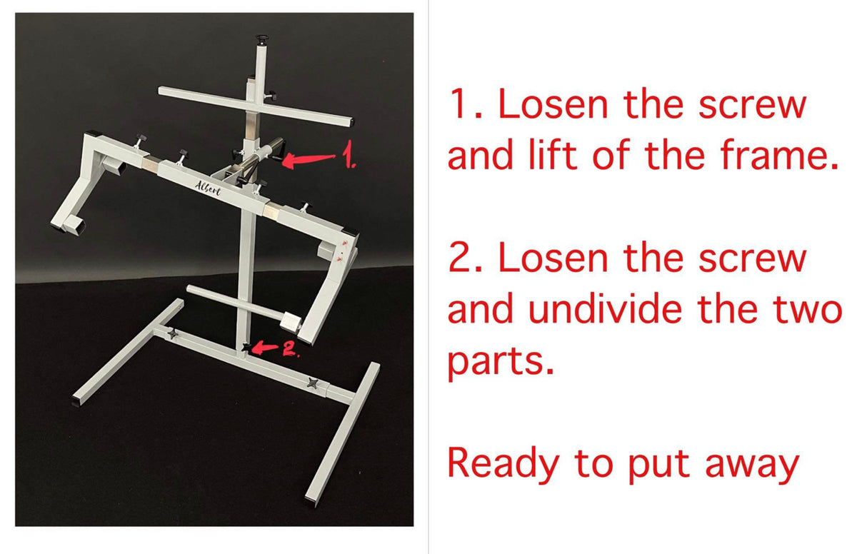 Albert Frame & Stand Version 2.0 package with sideways tilt adjustment ...